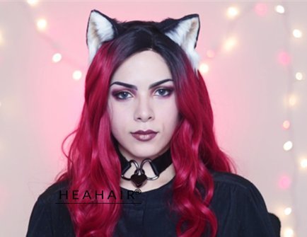  ombre red hair 
