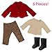 Adora Amazing Girls 18 Doll Clothes Classic Preppy (Amazon Exclusive): Fits Amazing Girls dolls, American Girl dolls and most 18 dolls