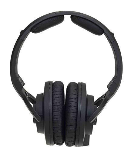 KRK KNS-6400 Dynamic Studio Monitor Headphones+Rechargeable Headphone Amplifier