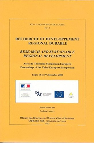 Recherche et développement régional durable