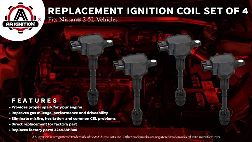 1 Ignition+Coil+Pack+Set+22448+8H310