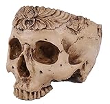Skull Shape Flower Pot Vase Halloween Skull Candy