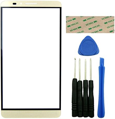 Front Outer Screen Glass Lens Replace Repair Part for Huawei Ascend Mate 7 Gold