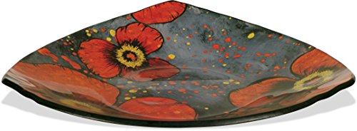 AngelStar 19481 Sunrise Poppy Plate-8" Triangle