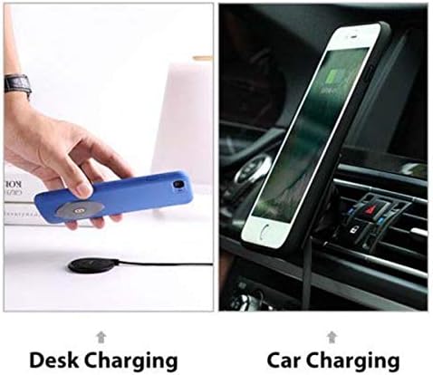 House of Sensation Qi Wireless Magnetic Charger Home Set Car Charger with Phone Case for iPhone 7 Plus (Pack of 1)
