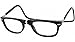 Clic Magnetic Eyeglasses Ashbury Reading Glasses in Black ; +2.00