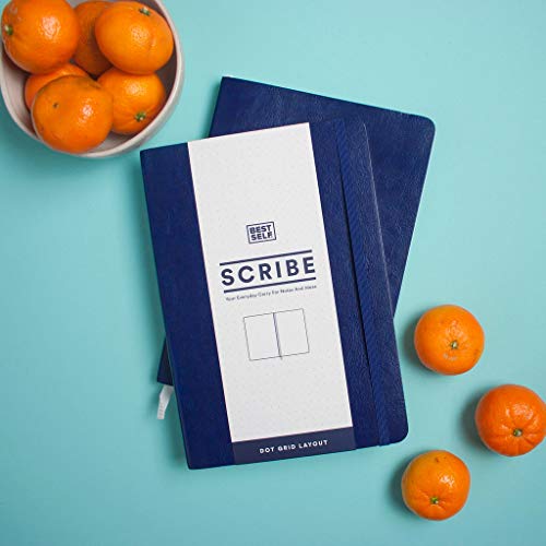 Scribe Journal - Blank & Bound Dot Grid - Writing Notebook - Daily Diary Notepad - Soft Cover 5.5 x  - //coolthings.us