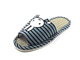 KW3102T- Bamboo Tatami indoor House Slippers With Bunny available four sizes in variety colors