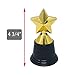 12 Student Award Star Trophy - Gold Plastic Trophies for Recognition Awards (1 Dozen)