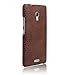 Huawei Mate 2 Case, HualuBro [Ultra Slim] Premium Crocodile Pattern Lightweight Leather Phone Protective Case Cover for Huawei Ascend Mate 2 Smartphone (Crocodile Cover Brown)