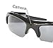PowerLead Psug UB-339D Sunglasses MP3 Player DVR Mini Camera Camcorder Support Micro SD Card  Sunglass 4gb Headset Sunglass Earphone Handsfree for iPhone Samsung Galaxy Note HTC (Black)