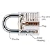 Practice Lock Set, 6 Transparent Locks for Lock Picking Practice, Visual Guide Included