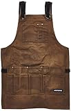 Angry Beaver Waxed Canvas Work Shop Apron For