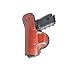 Cardini Leather - IWB Leather Gun Holster, P938, Colt 380 Mustang, Ruger LC9 Gun Holsters, and Other Like Sized Handguns, Open or Concealed Carry, IWB Accessories - Brown, Right Hand