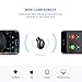 Mpow Bluetooth Earpiece, 6-Hrs Playtime Wireless Earbud, V4.1 Mini Bluetooth Headphones with Microphone, Invisible Car Bluetooth Headset for Cell Phone(One Pcs, Two Charger)