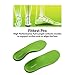 Fittest Pro Plantar Fasciitis Orthotic Insoles Full & 3/4 Length Shoe Sole Inserts for Men and Women Looking for Foot and Heel Pain Relief - Large Green