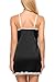 Avidlove Women Sexy Lingerie Satin Chemise Lace Babydoll Side Slit Strap Sleepwear