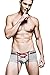 sandbank Men's Sexy Lingerie Cotton Tie Rope Cute Boxer Brief Underwear Panties (US M=Asian Tag XL,Grey#1)