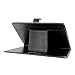 kwmobile case with QWERTY keyboard for Acer Iconia W4-820 with support - imitation leather tablet protective case in black