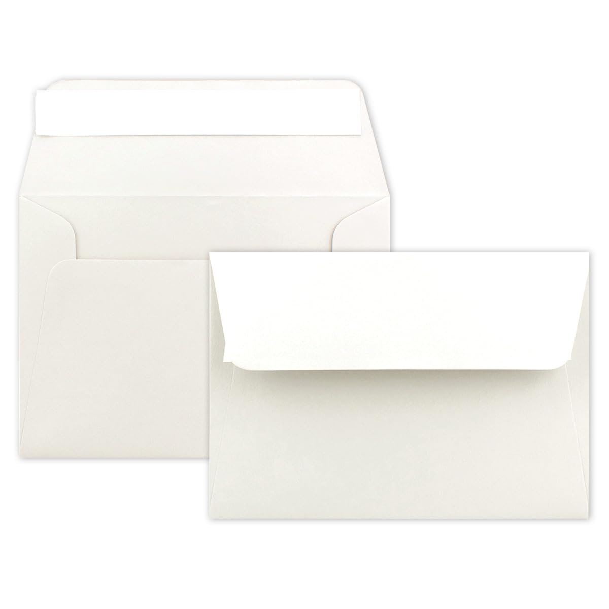 Neuser Colourful envelopes B6 175 x 125 mm, Adhesive Sealing, 100 Umschläge Natural White