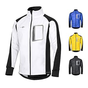 CYCLEHERO Winddichte fietsjas, waterdicht, ademend, reflecterend, softshell jas, outdoorjas
