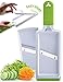 2-in-1 Handheld Vegetable Slicer – Sharp Hand Mandoline & Julienne Slicer for Fruits and Vegetables