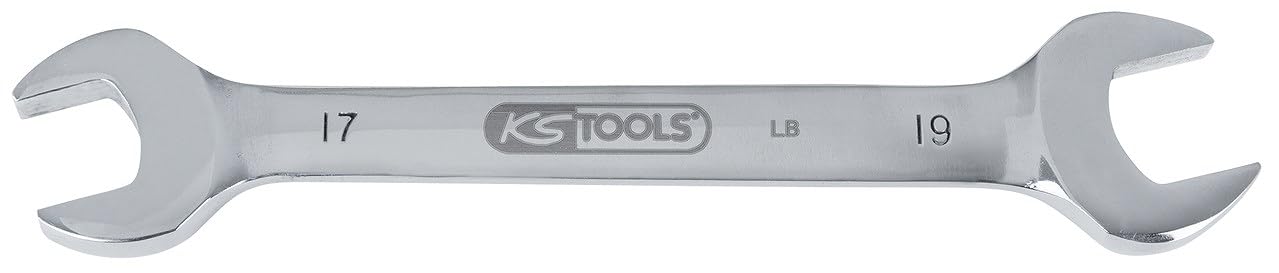 KS Tools 9642203 Stainless Steel Double Combination Wrench – 8 mm x 9 mm Angled