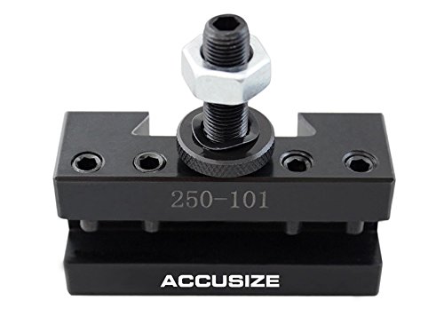 AccusizeTools - 9-12'' Professional Wedge Type Quick Change Tool Post 6 Pcs/Set for #100 AXA, 0251-0111
