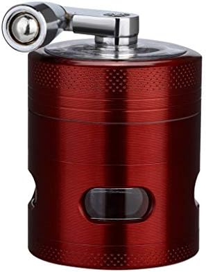 Trigle 4 Layer 40MM Metal Herb Spice Mills Grinder Spice Graters Cursher (Red)
