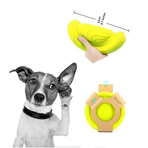 LaRoo Dog Frisbee Indestructible Dog Flying Disc Dog Toys Frisbee for