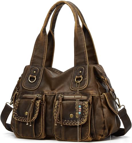 Amazon.com: Shoulder Bag for Women Convertible Leather  display picture 1