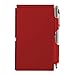 WELLSPRING Red Notepad for Note Taking, Pocket Notebook Journal with Pen Holder, Small Notepad for Daily Jotting, Notebook Journal for Work, Mini Notepad for Daily Journal and Lists