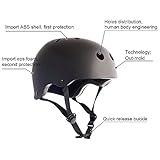 FerDIM Kids/Adult Skateboard Helmet with Removable Liner for Skate, Scooter, Skateboarding, Roller Skate, Climbing, Longboard, Inline Skating, BMX, Bike, Cycling, Skiing Adjustable Straps Multi Color