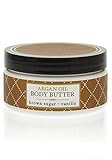 Deep Steep Argan Oil Body Butter, Brown Sugar Vanilla, 7 Fluid Ounce