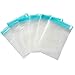 HomeIdeas 8 Packs Space Saver Portable Compressed Storage Bags, Simple Roll-up Zipper Packing Organizer Bags, No Vacuum Seal, PREMIUM QUALITY, Perfect for Home and Travel