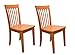 Kings Brand Furniture - Set of 2 Heavy Duty Solid Wood Dining Room - Kitchen Side Chairs (Maple)
