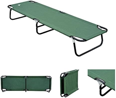 Outdoor Portable Army Military Folding Camping Bed Cot Camping Hiking Green