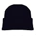 PZLE Black Skull Cap Knit Beanie Slouch Hat, One Size