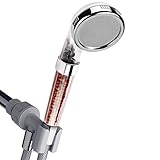 BESTOPE Filter Shower Head Plus Ionic 30% Water Saving Handheld Showerhead with 200 % Turbocharged Pressure and Energy Ball Filtration for Fixing Dry Skin & Hair