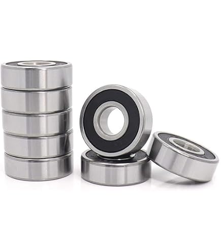 4 Roulements à Billes à Gorge En U - 6x21x7 Mm - Double Blindage, GCr15, Nylon - Pour Moteurs, Boîtes Vitesse