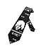 Steven Harris Mens Albert Einstein Scientist Necktie - Black - One Size Neck Tie