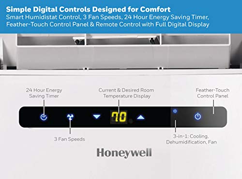 3 Honeywell+MN10CESWW+Portable+Conditioner+Dehumidifier