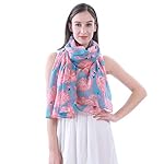 Lina & Lily Flamingo Print Women's Lightweight Scarf Lina & Lily Flamingo Print Women's Lightweight Scarf