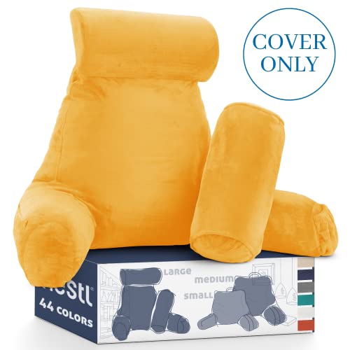 Nestl Reading Pillow Covers, (Cover ONLY) Extra Large Bed Rest Pillow