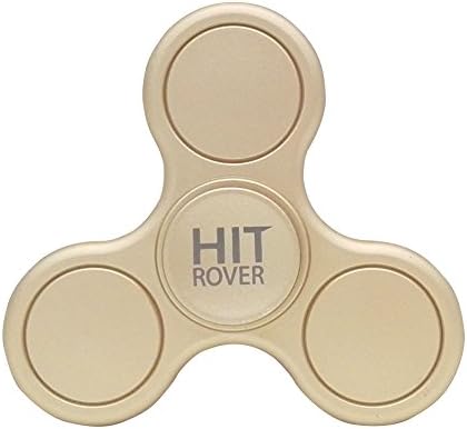 Gold Toy Fidget Spinner | Anxiety &amp; Stress Relief Toys Tri Spinners | Prime Matte unique Design for ADHD, ADD, Austism by HITROVER (Gold-2)