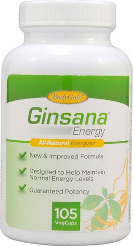 Alan James Ginsana Energy -- 105 VegCaps - 2pc