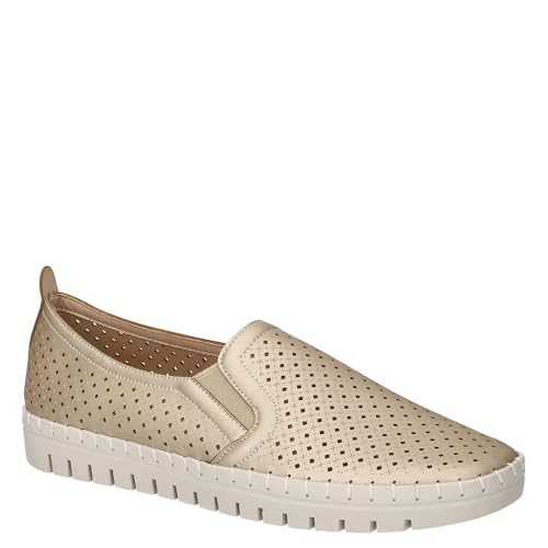 Easy Street Women’s Fresh Sneaker, Champagne, 10 Narrow
