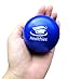 Healthies Therapeutic Squeeze Ball Hand Exerciser Relieves Stress, Joint Pain and Strengthens Your Grip to Improve Performance in Sports and Music - 2.5 inch - Blue