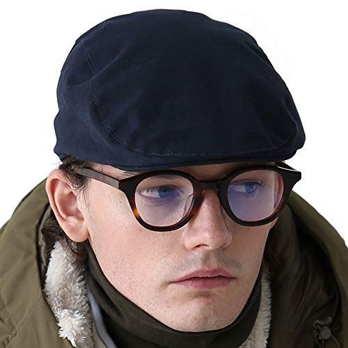 UNDERCONTROL Narrow Shape Newsboy Flat Cap Stretch Washed Cotton