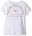 True Religion Girls' Branded Logo Tee Shirt, White, 4